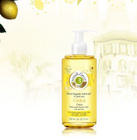 Roger et Gallet Savon liquide extra-pur à l'aloé vera Cédrat